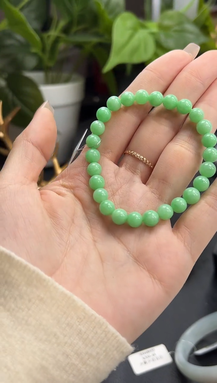 【闪购商品】翡翠手串未镶嵌手串卡6左右