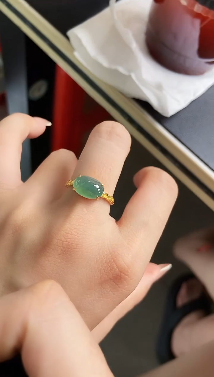 银S925镶嵌戒指翡翠21