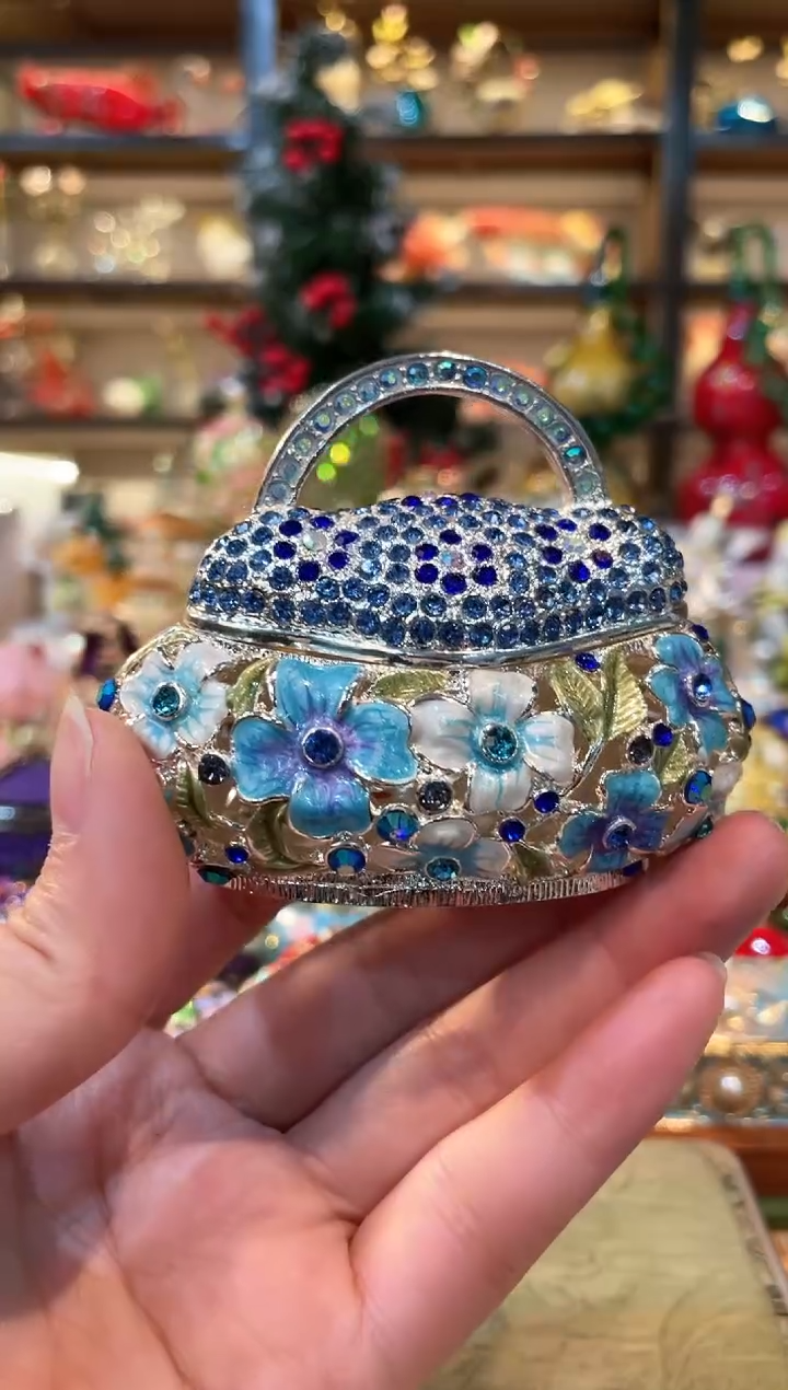 【闪购商品】 珐琅彩精致首饰盒