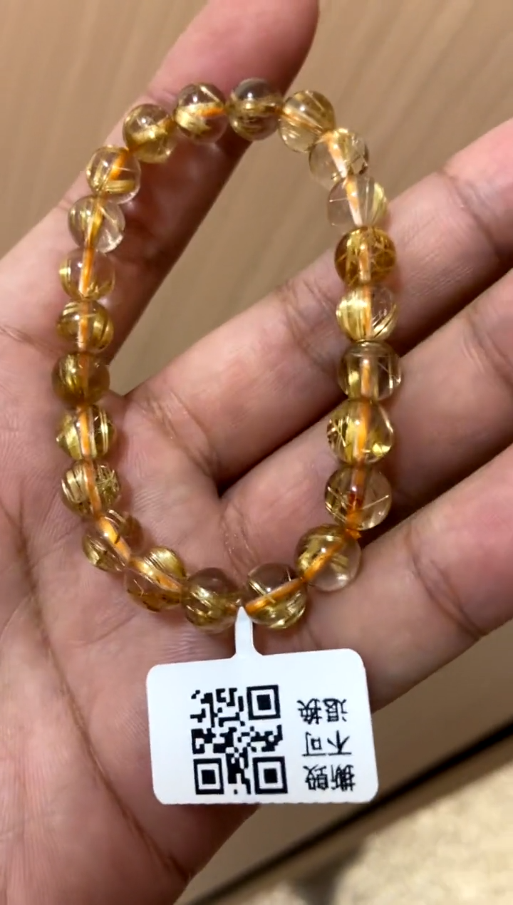 【闪购商品】水晶288-未镶嵌钛金板钛玻璃体8mm+
