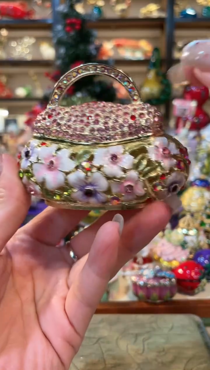 【闪购商品】 珐琅彩精致首饰盒