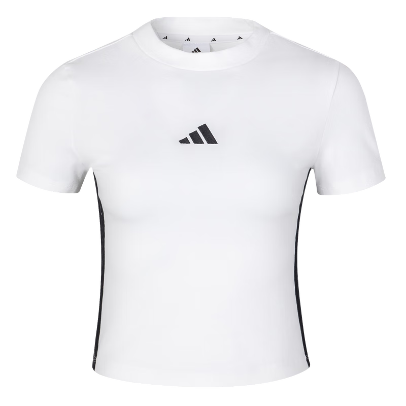 Adidas阿迪达斯【双旦礼】女款夏日穿搭休闲潮流T恤短袖 JY8571