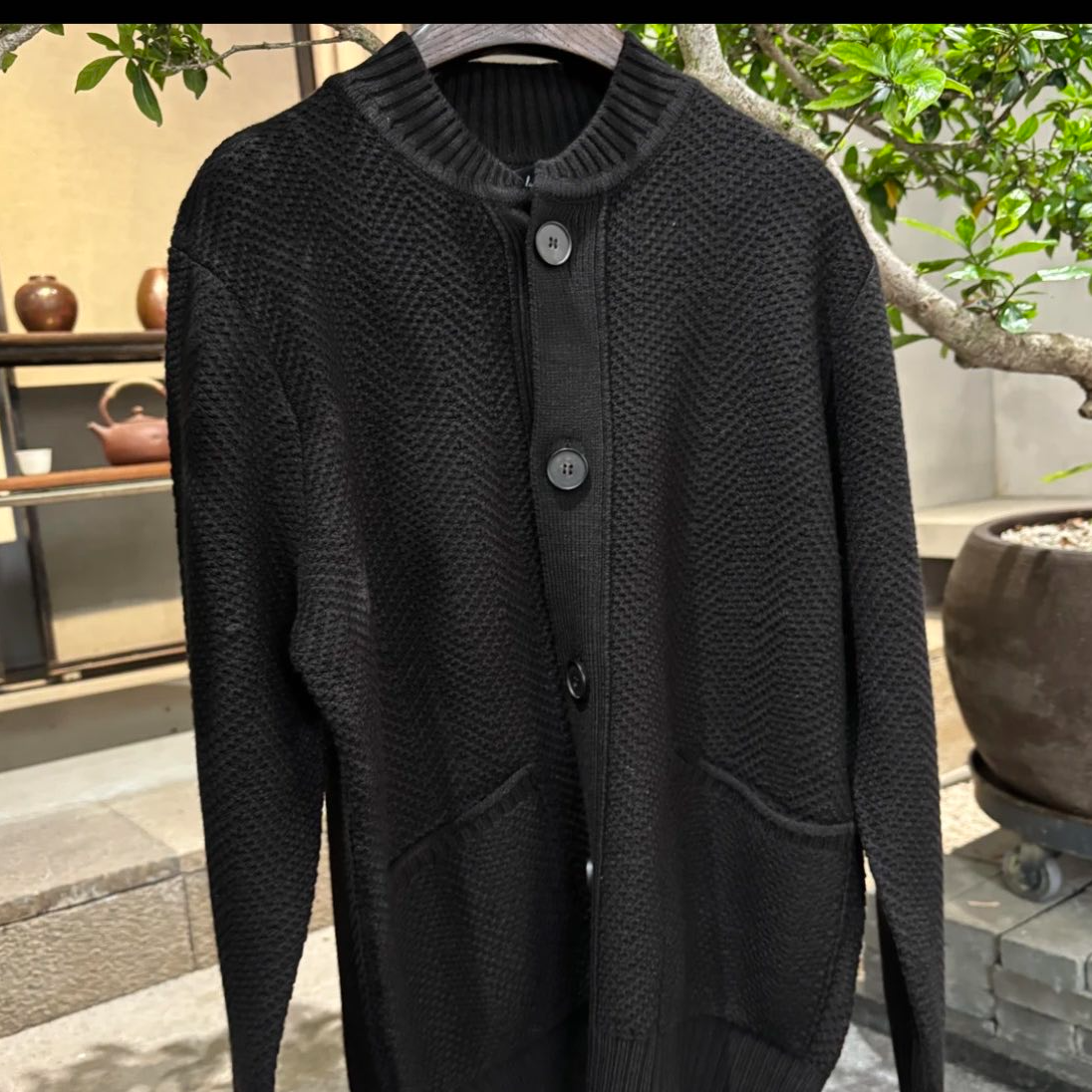 【北纬三十度】原创设计师男装秋冬休闲时尚针织开衫