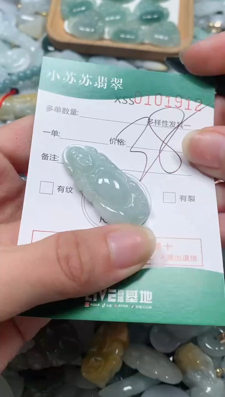 【闪购商品】翡翠颈饰未镶嵌闪购商品0101912