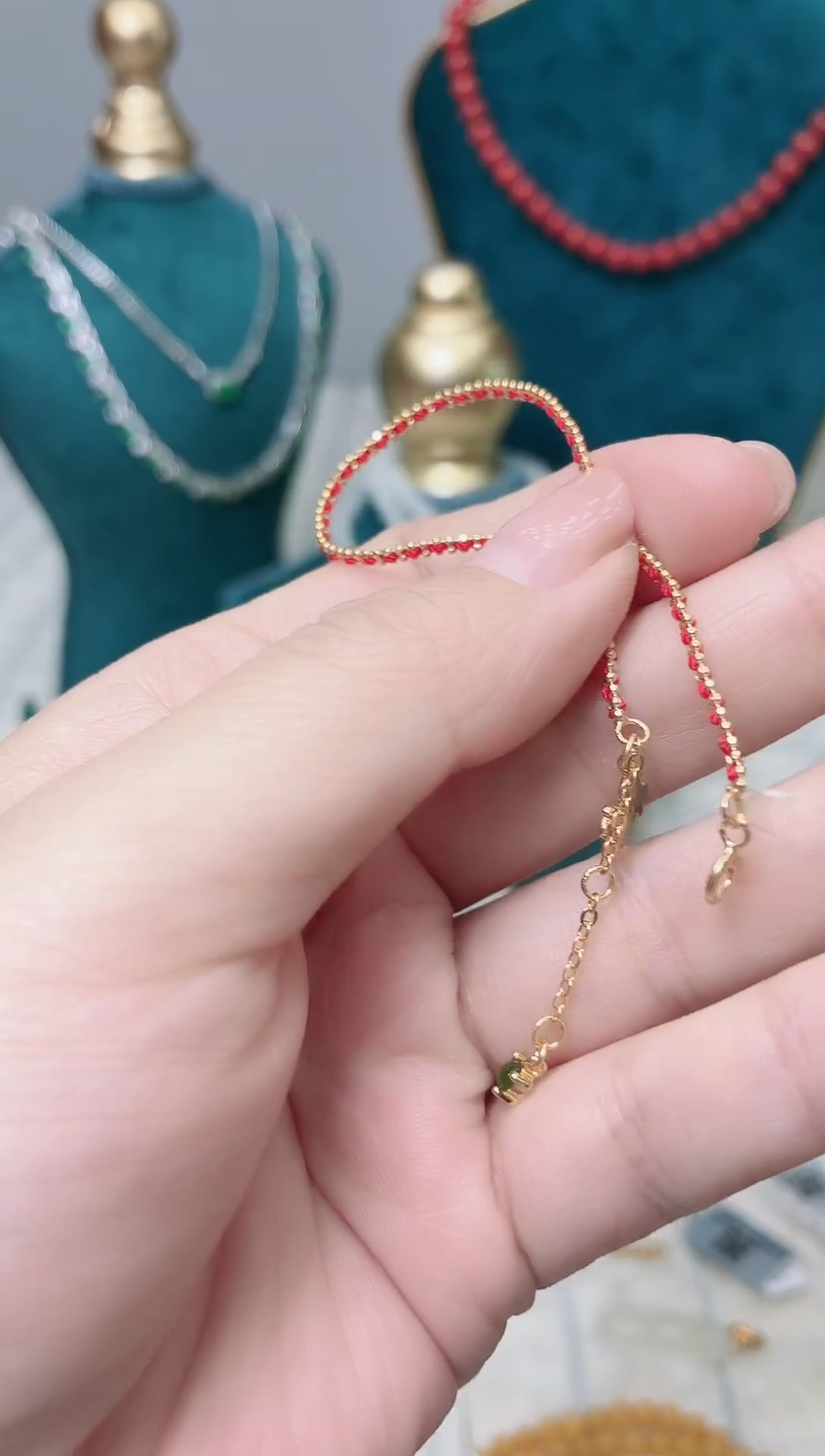 银S925镶嵌手链翡翠363BJ1225产品一个（多样性）