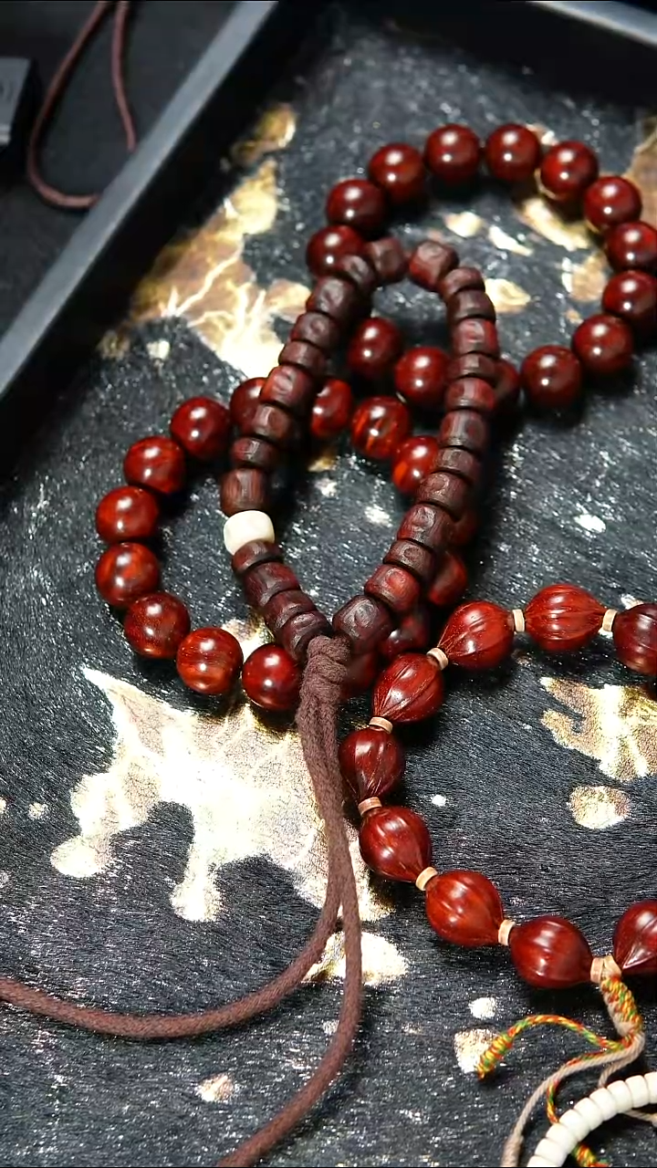 檀香紫檀（小叶紫檀）手串/手链藏式不规则手持 4.0版本 藏感十足