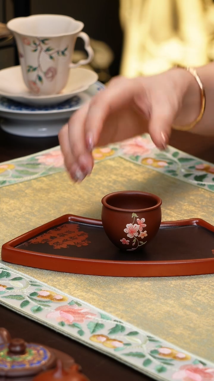 茶壶紫砂原矿紫砂手工杯子朱泥