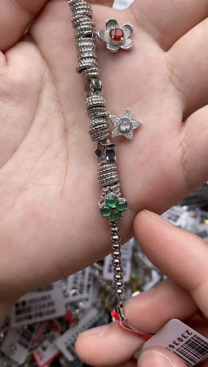 【闪购商品】翡翠戒指银S925镶嵌88888---1