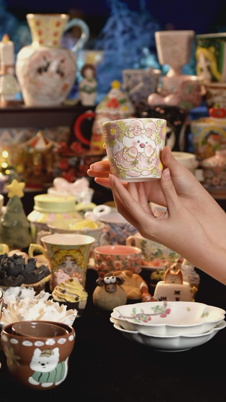 其他陶景德镇釉下彩手绘设计师款陶瓷