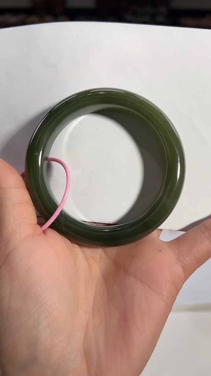 未镶嵌手镯和田玉57.7圈口07