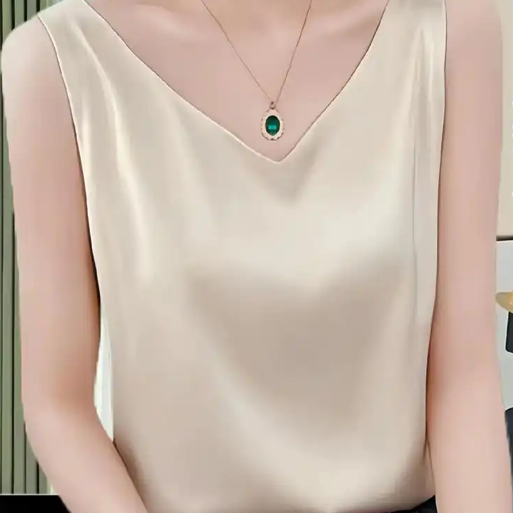 均码新款蓄丝收腹吊带背心免穿文胸辣妹无痕内衣打底背心