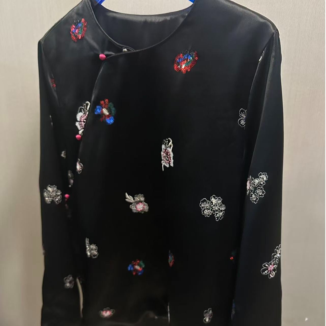 3923｛福利七｝新中式重工刺绣珠片绣国风上衣