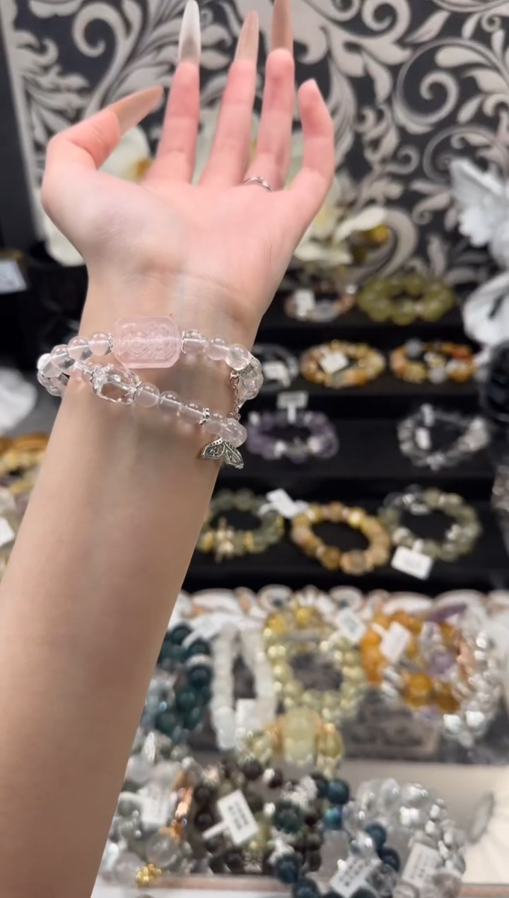 【闪购商品】水晶手链未镶嵌天然水晶 多样性发货