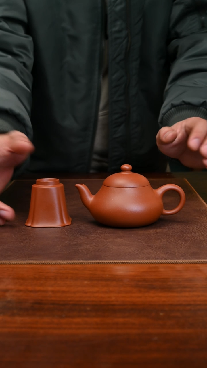【闪购商品】紫砂茶壶朱砂梨形150cc