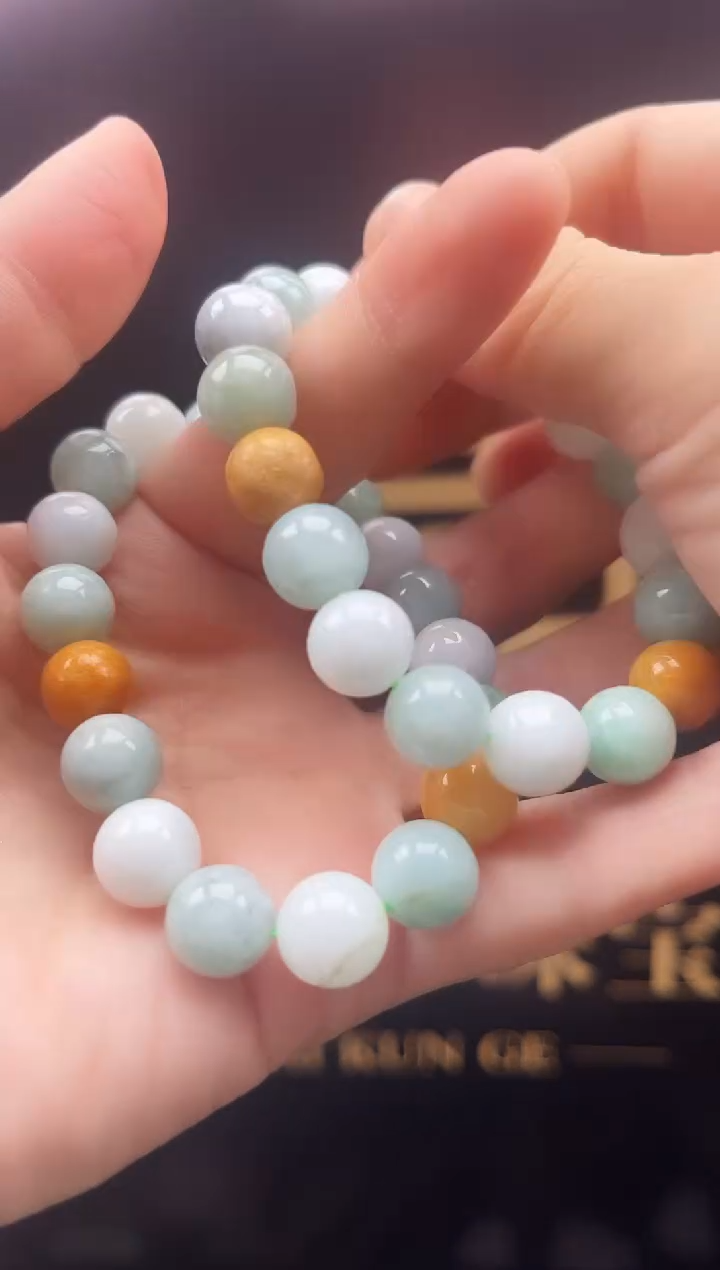 【闪购商品】翡翠套链未镶嵌缅甸翡翠手链