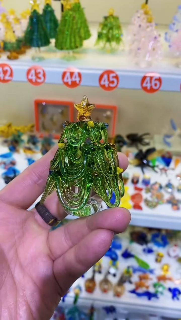【闪购商品】琉璃手工艺品圣诞树