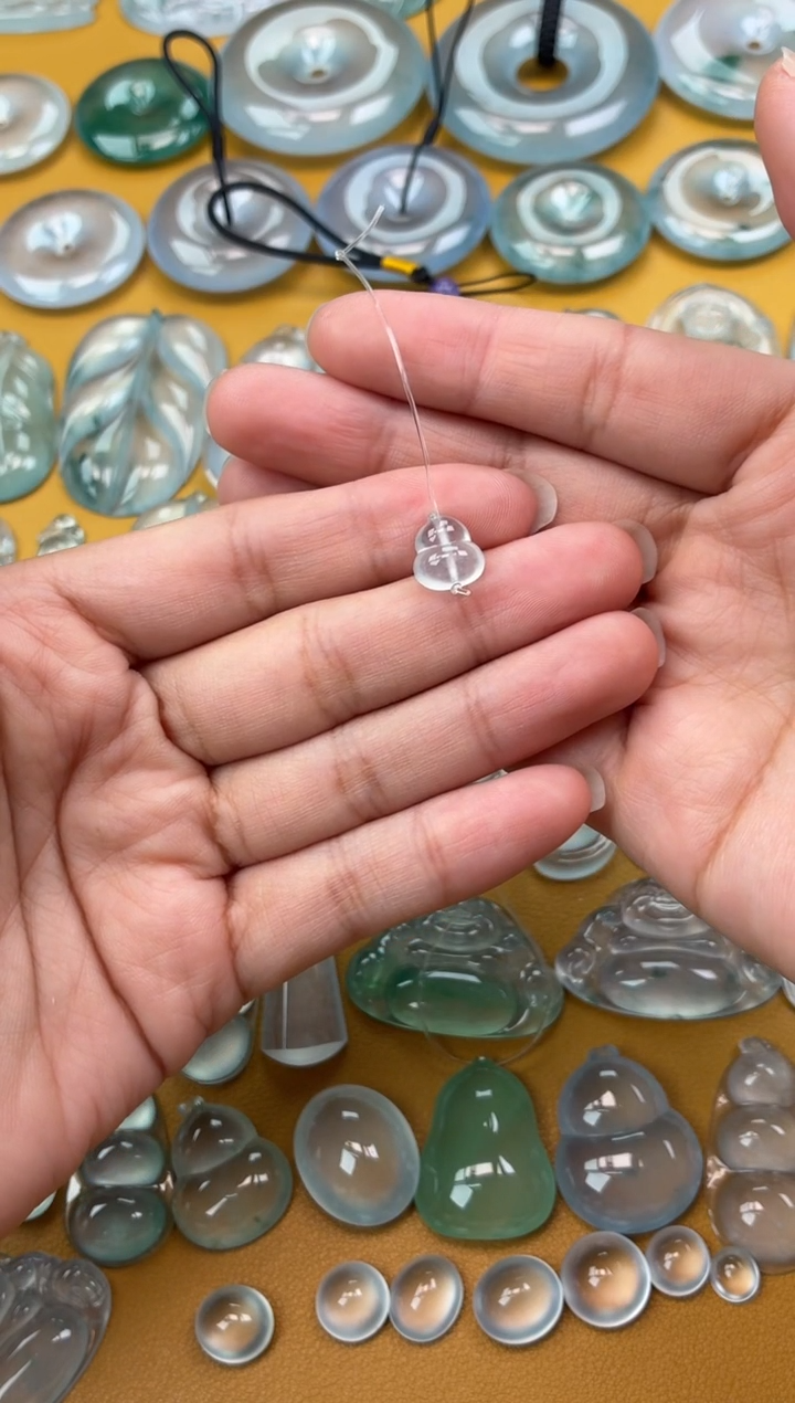 吊坠(不含链)未镶嵌翡翠30 葫芦 10.2 9.2 5.8