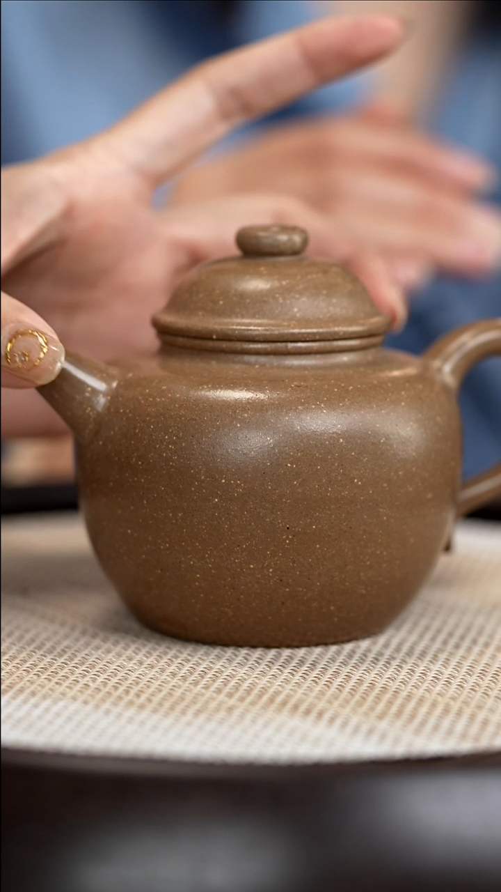 茶壶紫砂SSH49大彬圈钮大彬金砂250cc