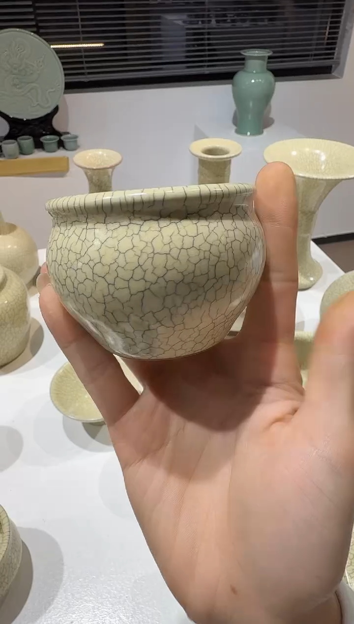 青瓷手工茶器包邮