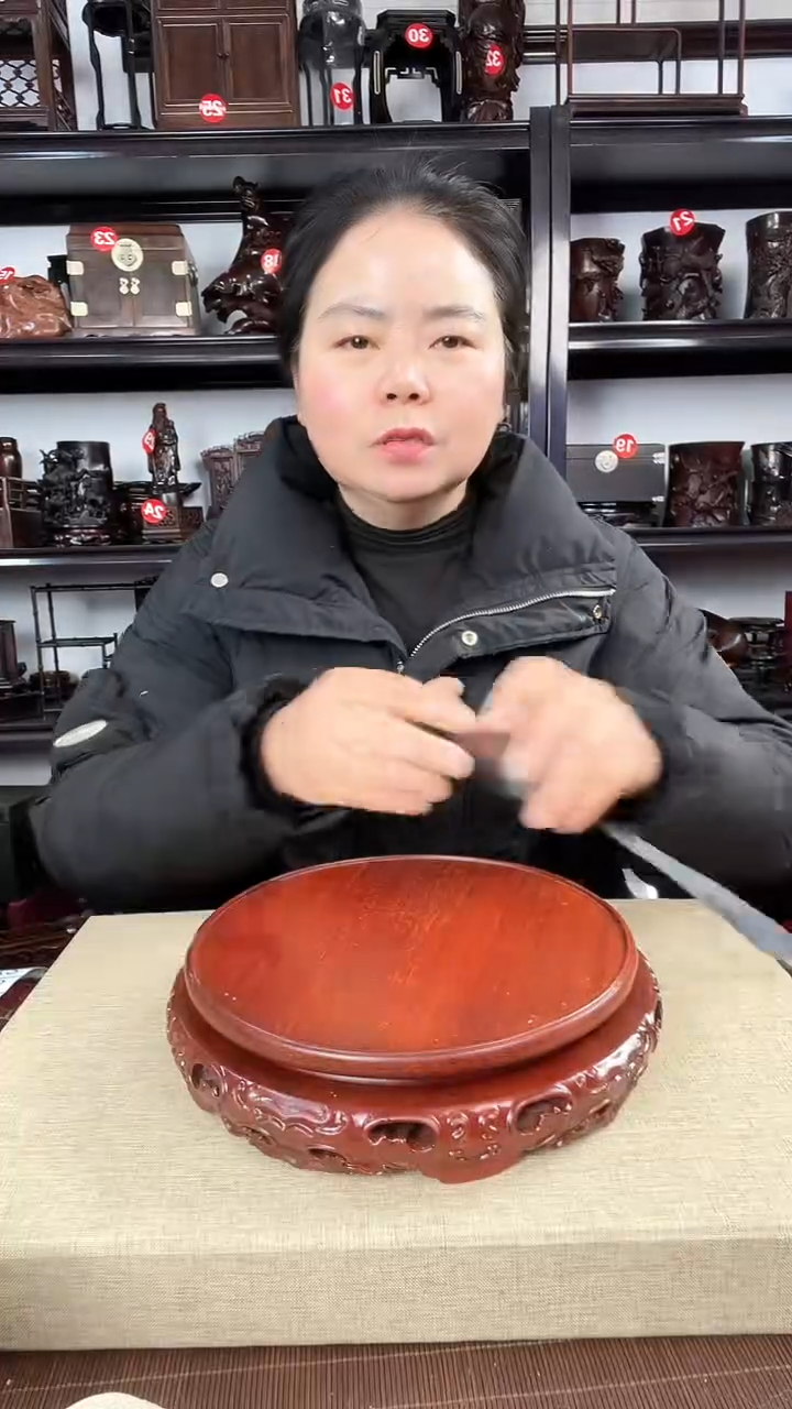【闪购商品】木771瑕疵老李红木工艺品