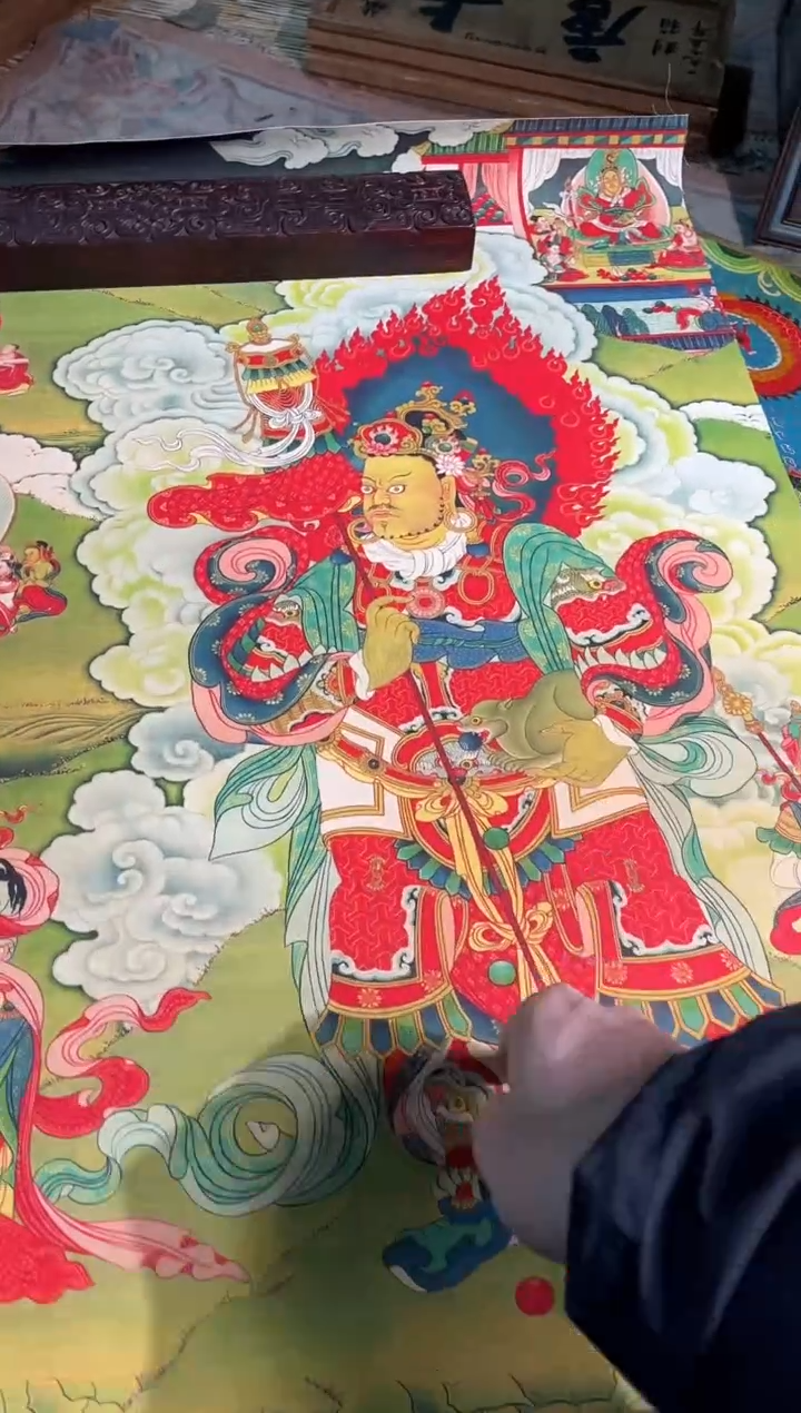 卷轴画天天的唐卡tk160