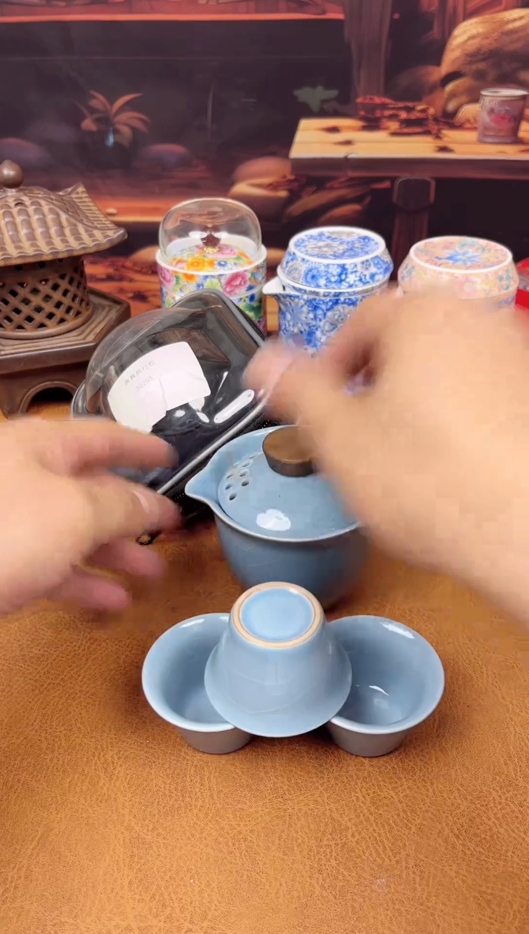 【闪购商品】陶瓷茶具摆件茶叶罐