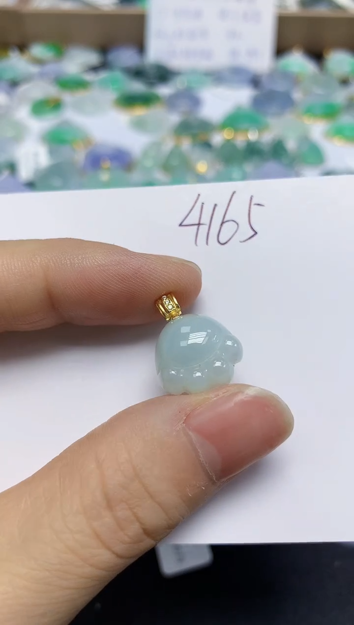 翡翠未镶嵌颈饰天然缅甸翡翠A货