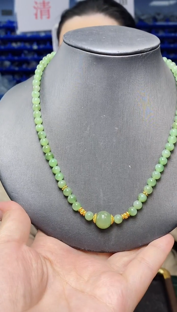 颈饰未镶嵌和田玉G12695