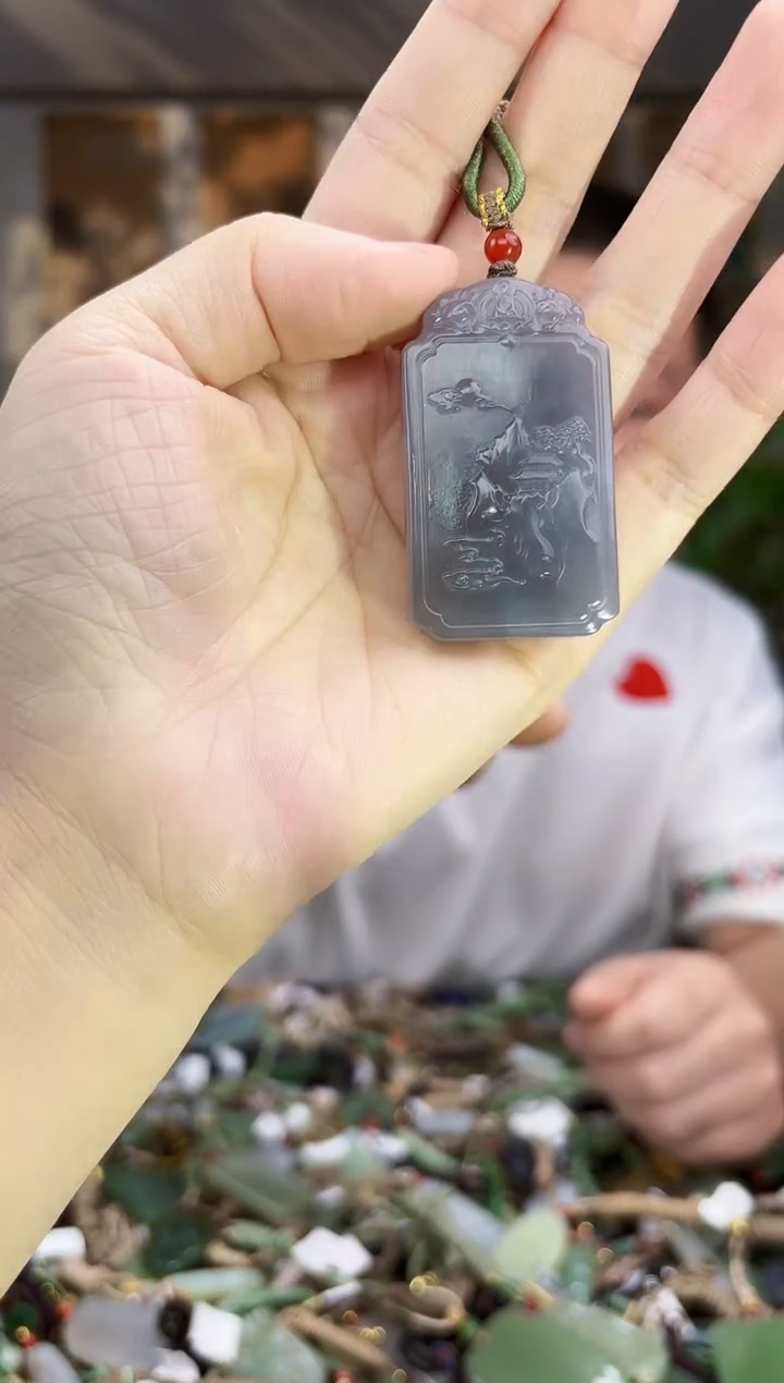 未镶嵌和田玉挂件拍一发一