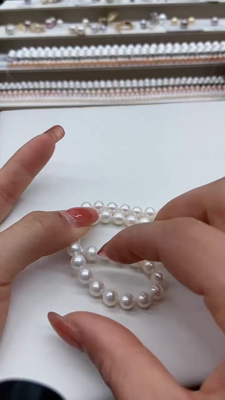 【闪购商品】淡水珍珠颈饰未镶嵌淡水无核珍珠项链基地发货