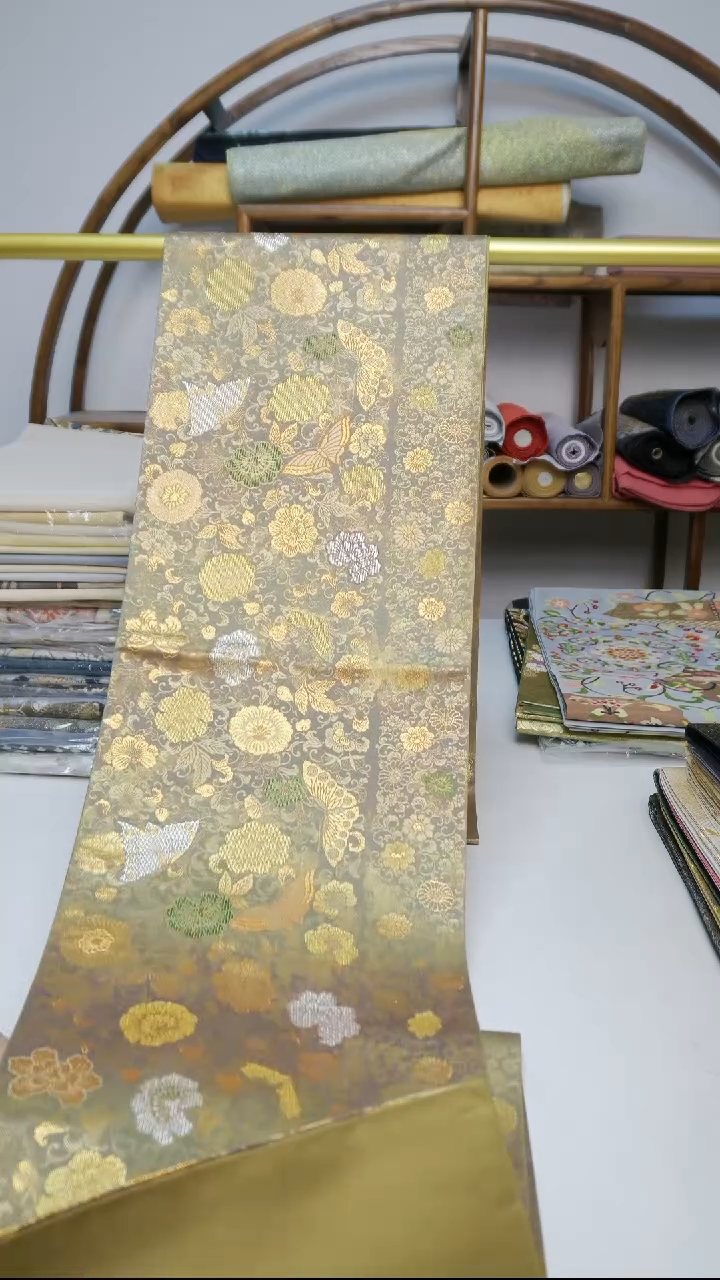 织绣154蝴蝶花卉花卉