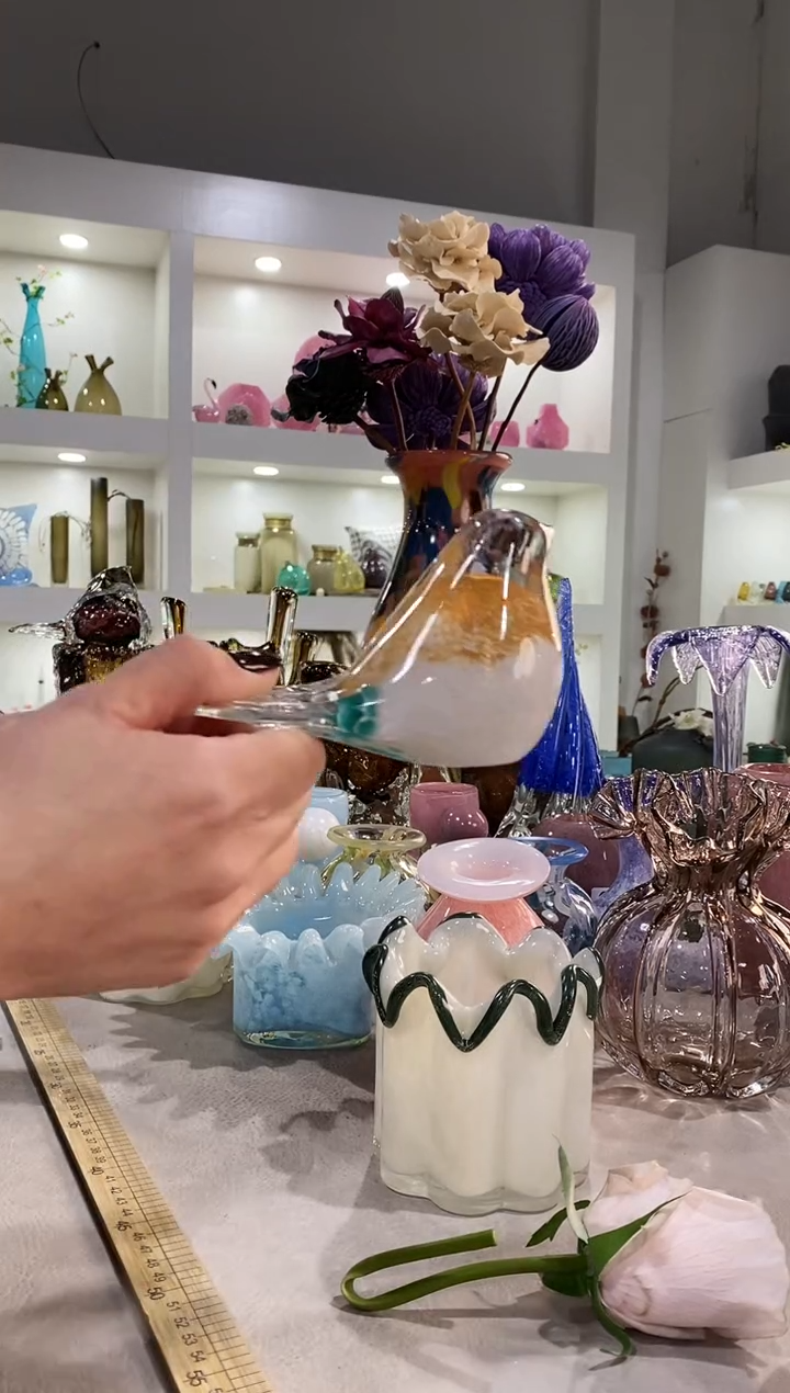 慕忆家手作琉璃花瓶