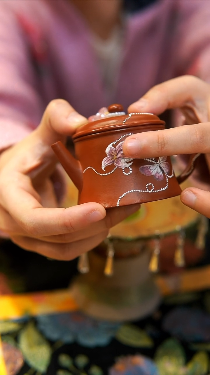 【闪购商品】瓷片紫砂壶大碗茶的茶器