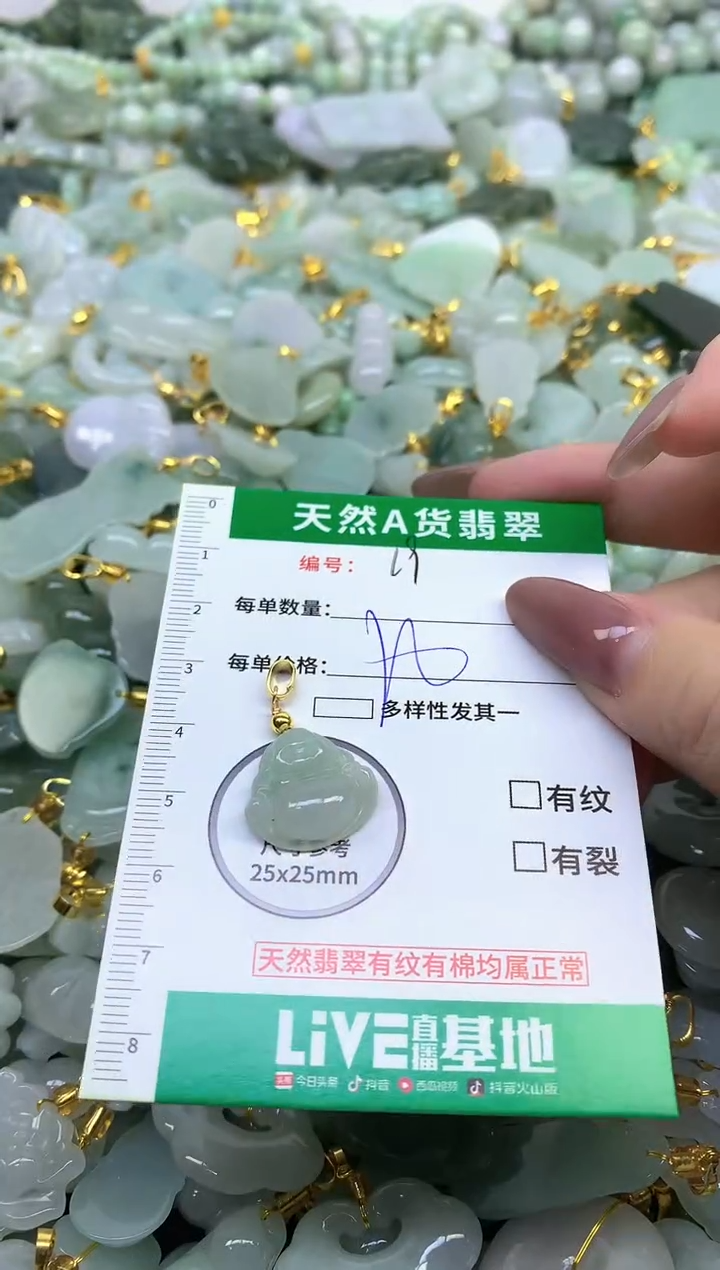 颈饰未镶嵌翡翠天然缅甸A货翡翠