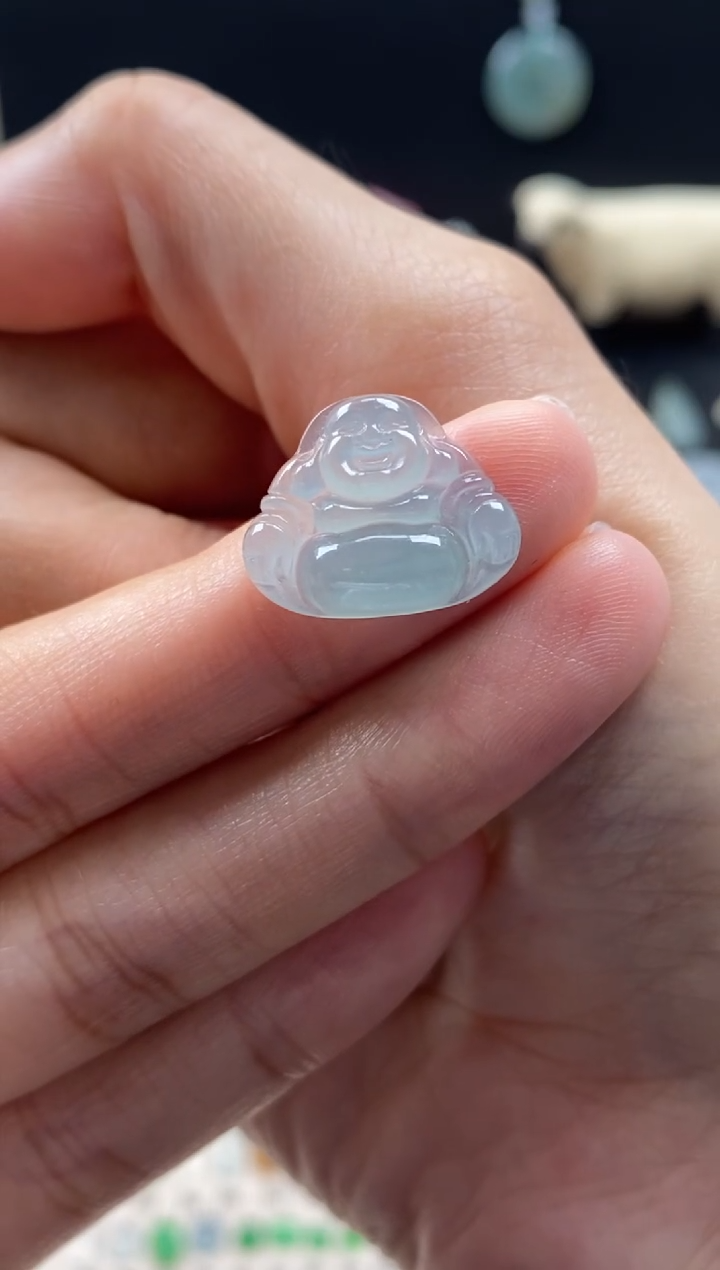 【闪购商品】翡翠颈饰未镶嵌翡翠冰晴佛公