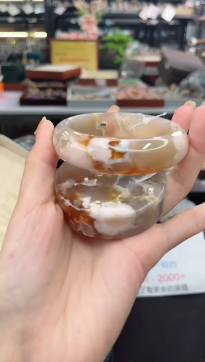 【闪购商品】石英质玉手镯未镶嵌60圈口（赠品镯心）3571392