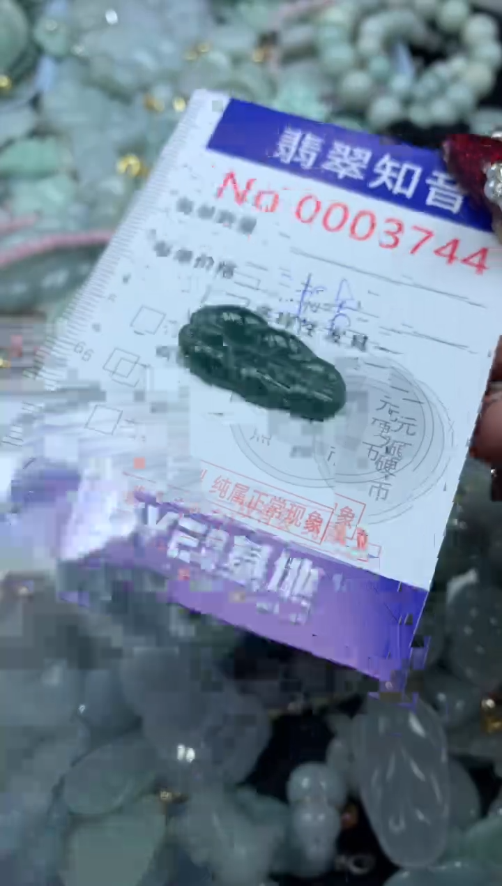 吊坠(不含链)未镶嵌翡翠3744