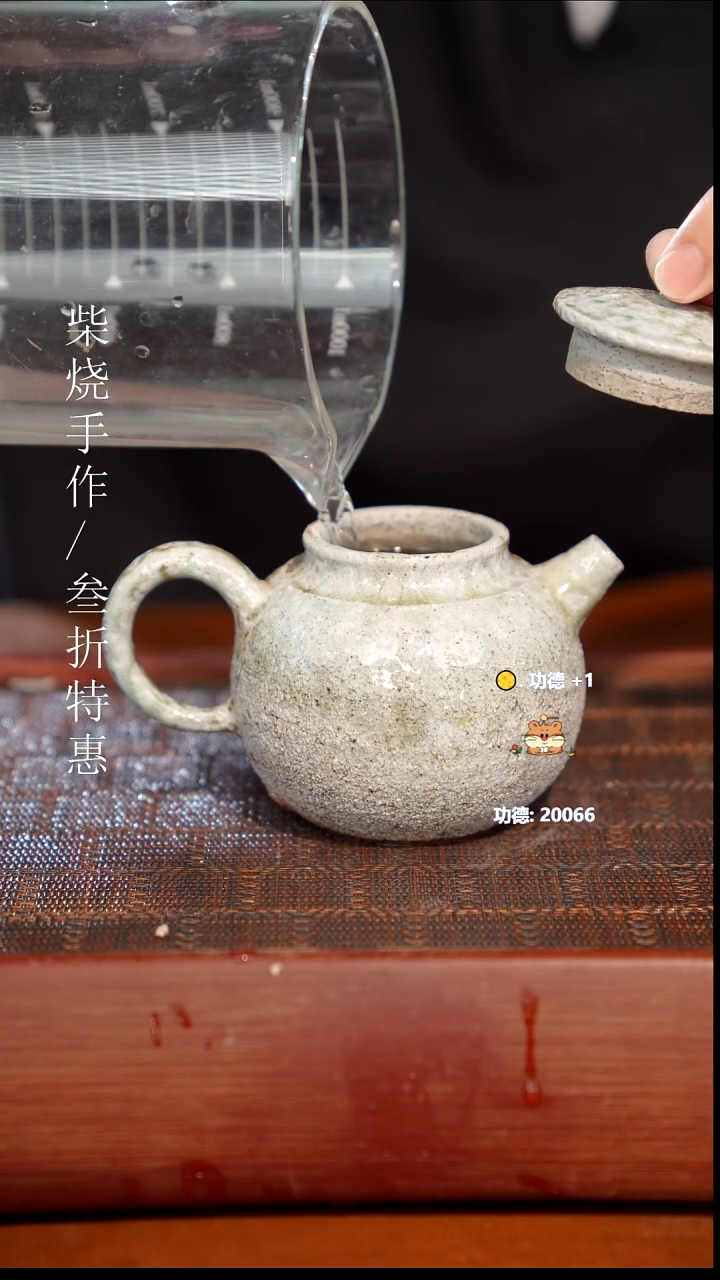 陶瓷奢瓷/瑞寅柴烧茶器（壶）1699