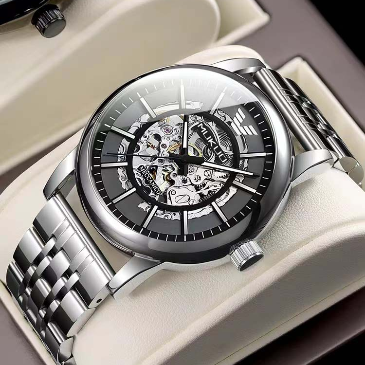 官方正品镂空全自动机械腕表防水夜光轻奢高级经典男士