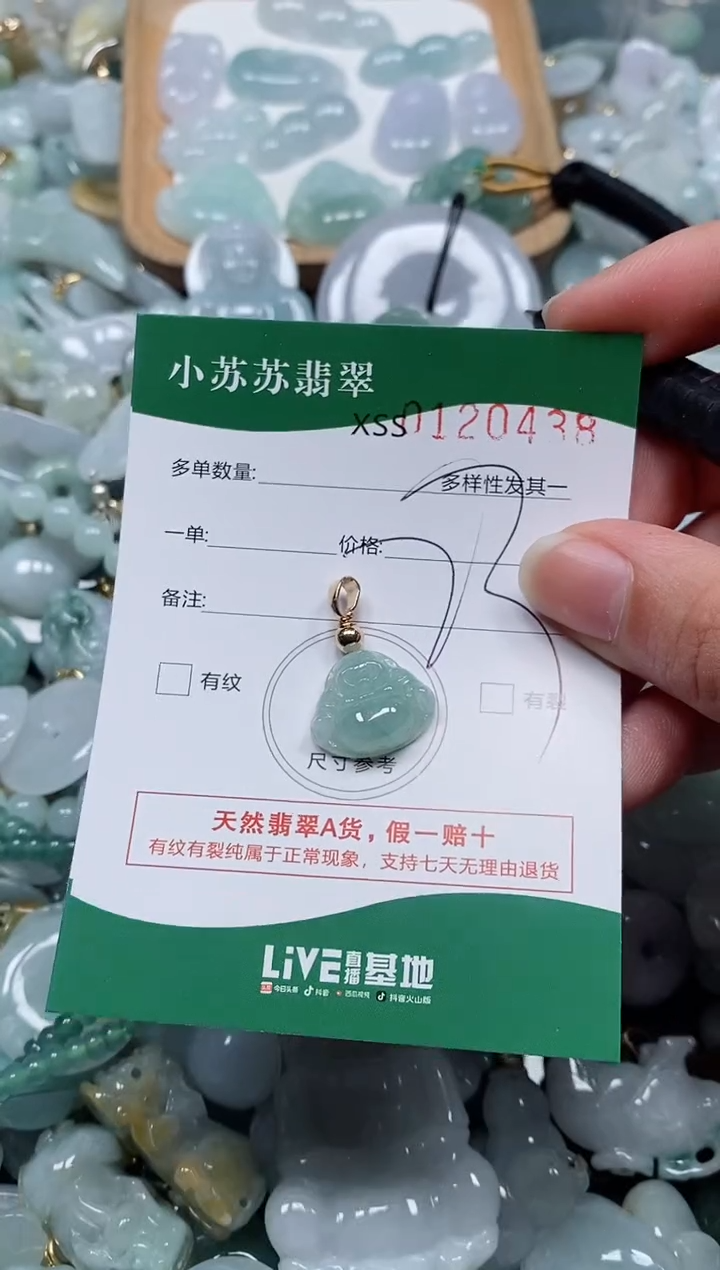 【闪购商品】翡翠颈饰未镶嵌闪购商品0120438