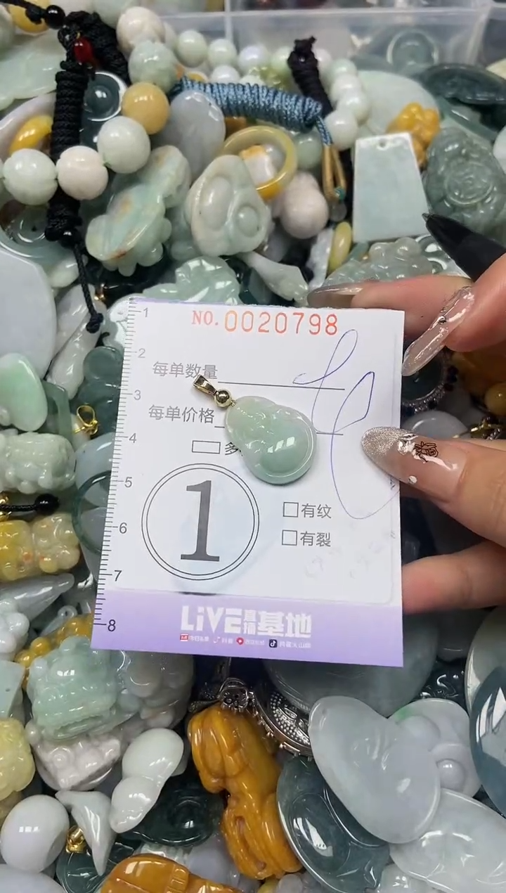 【闪购商品】翡翠颈饰未镶嵌闪购0020798