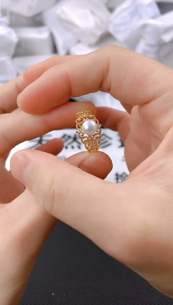 未镶嵌耳饰淡水珍珠jz1003