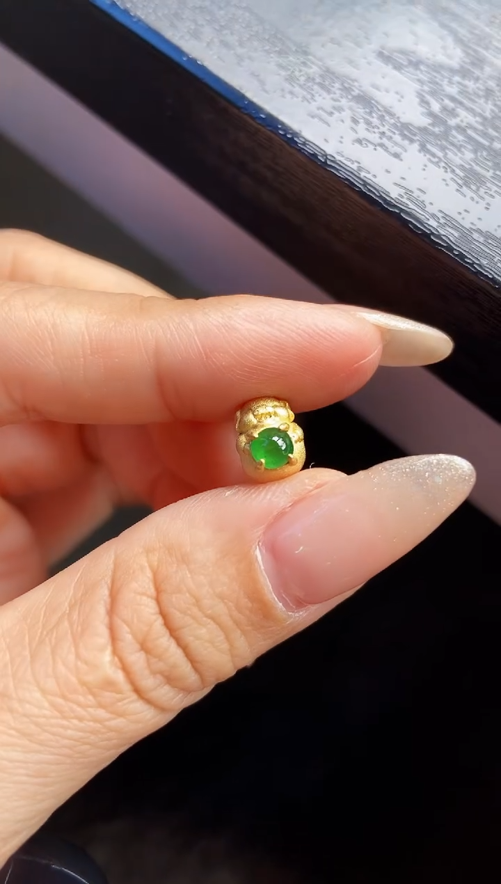 银S925镶嵌戒指翡翠12