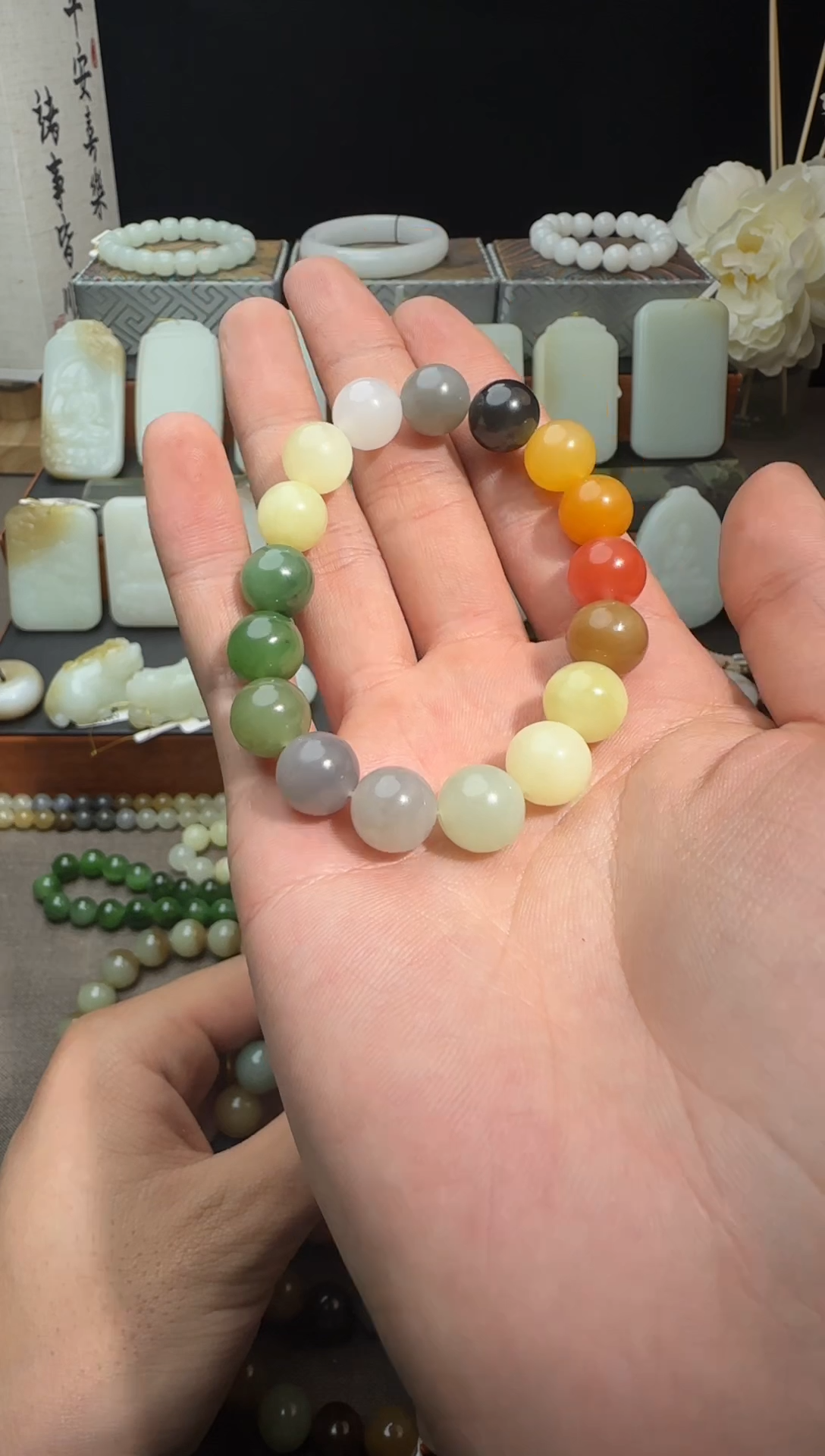 【闪购商品】和田玉手链未镶嵌和田玉手串