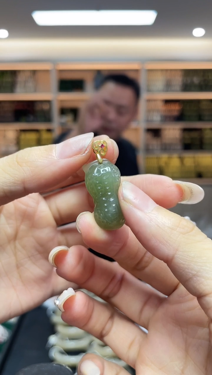 和田玉银S925镶嵌颈饰多样性发一件