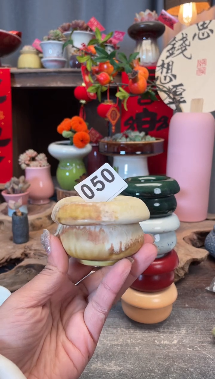 【闪购商品】摆件050知木小芳花盆