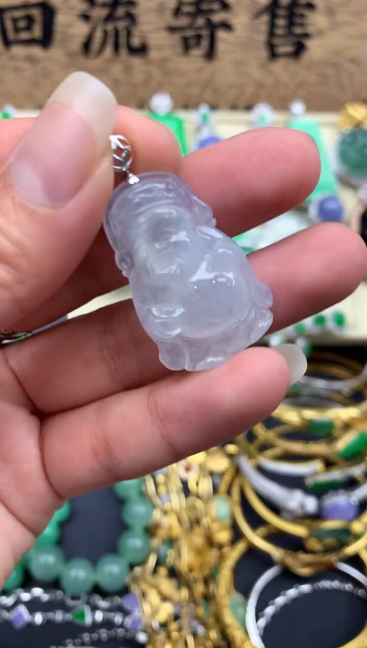 【闪购商品】翡翠颈饰18K金镶嵌122-中国好珍宝