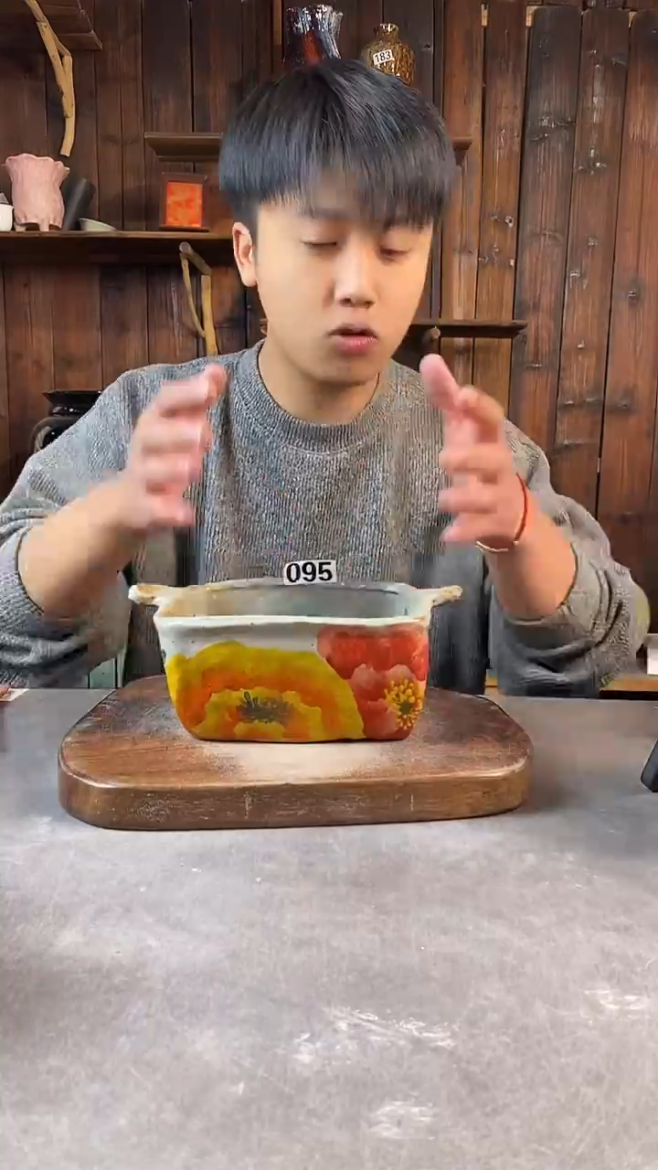 碗095，手工手绘，超值陶瓷