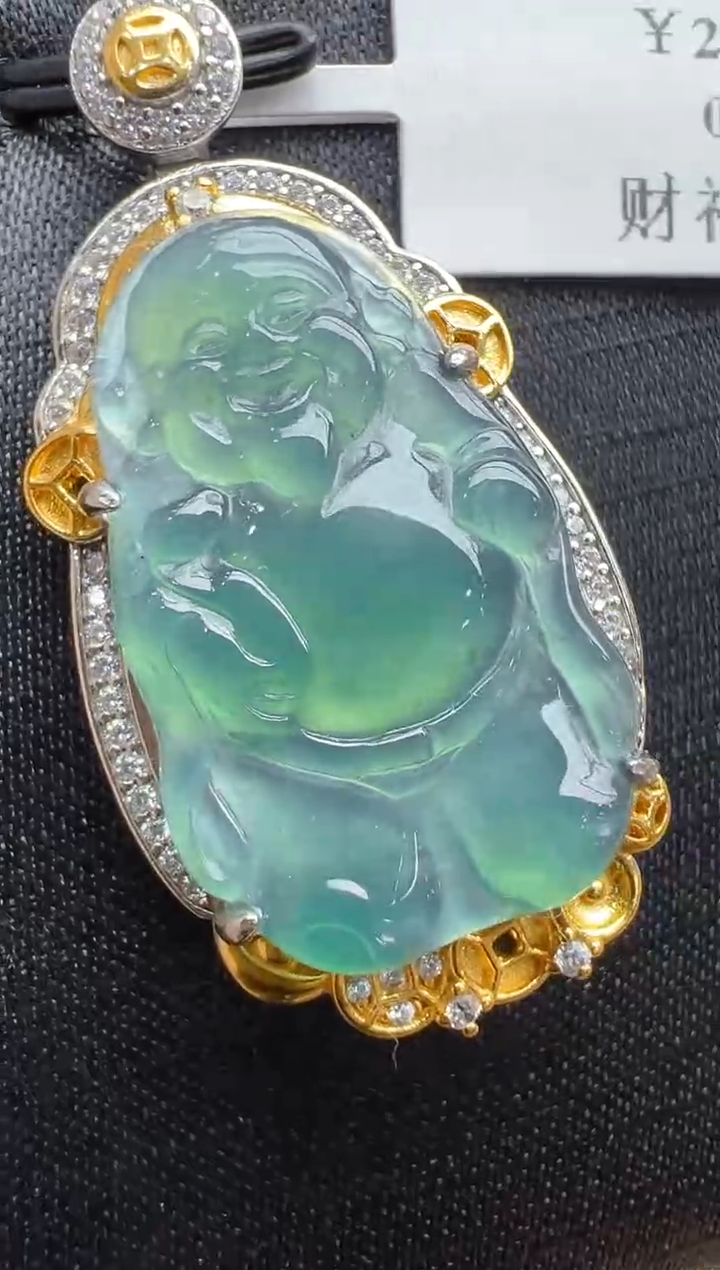 【闪购商品】翡翠吊坠(不含链)银S925镶嵌多样性团购发一件