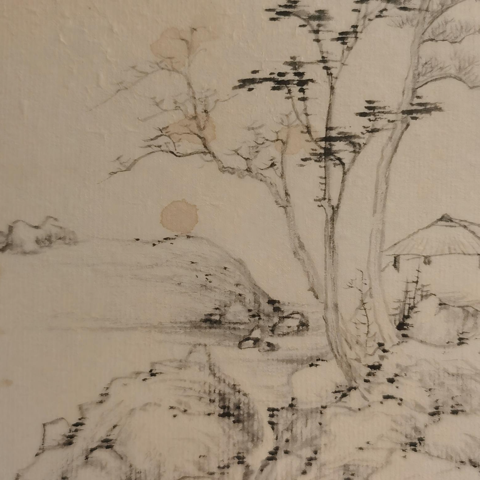 【辽拍】V250331-1-32《山水》（0.2平尺)  纸本镜片 yy1